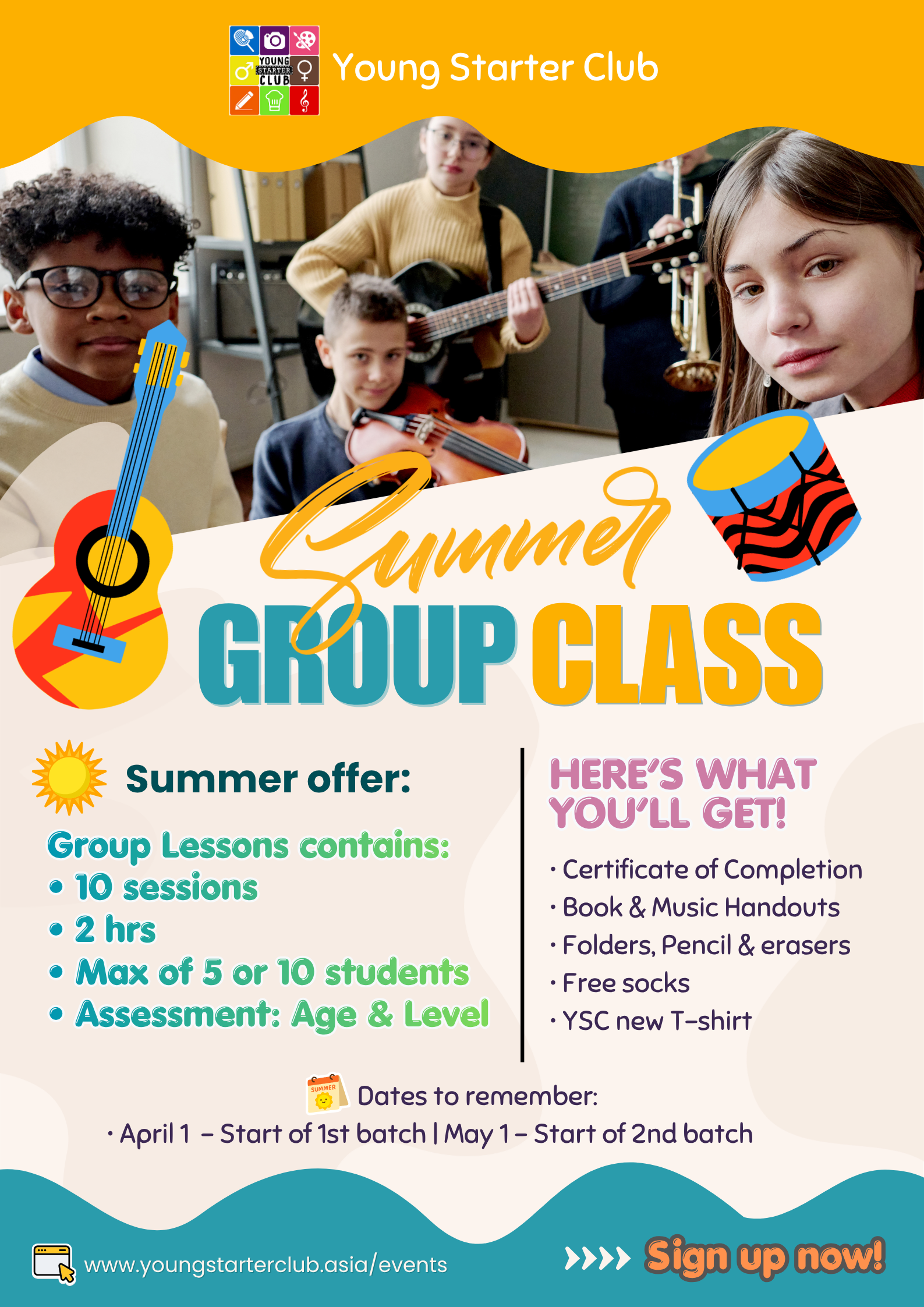Summer Class Piano Lessons